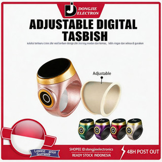 Smart Tasbih Tally Counter Ring for Muslims itasbeeh ring Digital Tasbeeh Cincin itasbeeh ring Tasbih Etnik 3 in 1 Adjustable Penyesuai Ring Karet
