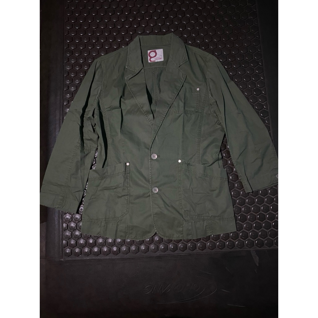 HIJAU BLAZER JAS DENIM JEANS ARMY สีเขียว GIA JEANS แบรนด์หรูหรา