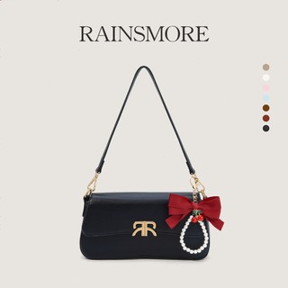 RAINSMORE tas tote bag wanita – Tas Baguette Klasik & Fashionable, Tas Ketiak dari Kulit PU