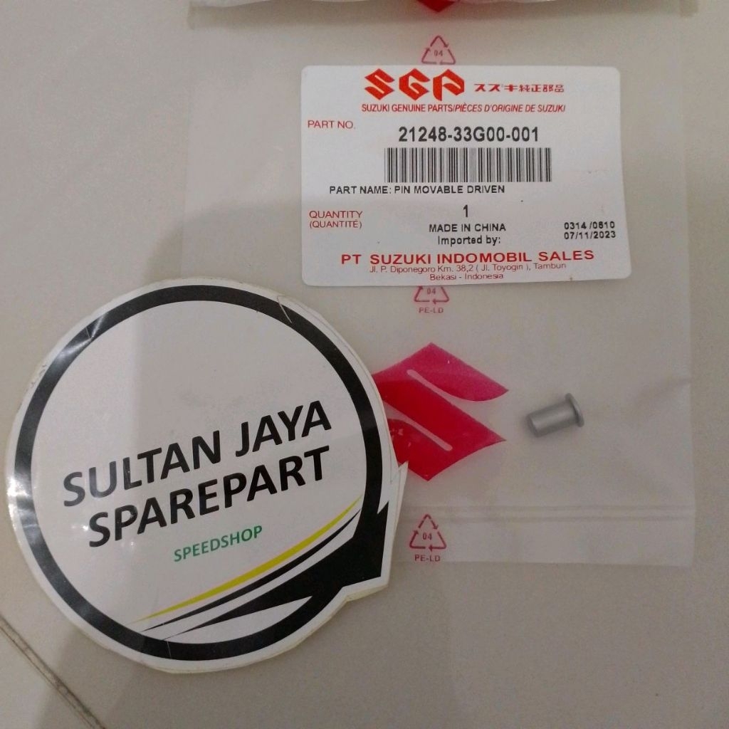 MOVABLE DRIVE PIN/HIGH PULLY RING SPIN 125 SKYWAVE SKYDRIVE ORIGINAL SGP 21248-33G00-001