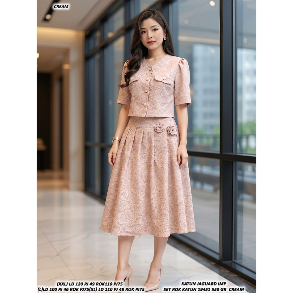 [L-2L] JAGUARD DRESS 86267-19451