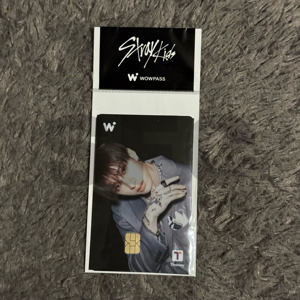 Stray Kids โฟโต้การ์ดอย่างเป็นทางการ โฟโต้การ์ด tmoney wowpass บาง chan bangchan