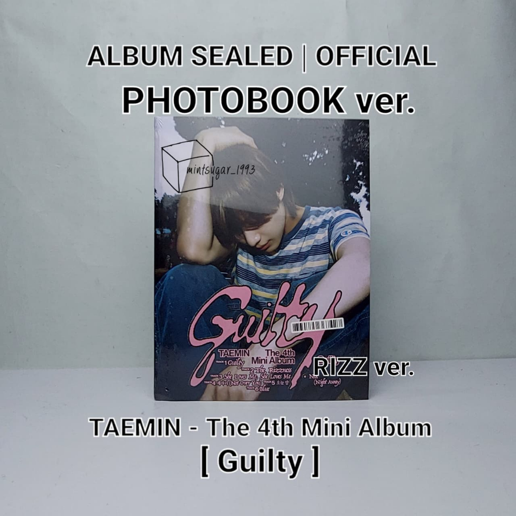[ READY SEALED ] TAEMIN - The 4th Mini Album [ Guilty ] ( Photo Book Ver. ) ( RIZZ Ver. ) Photobook 