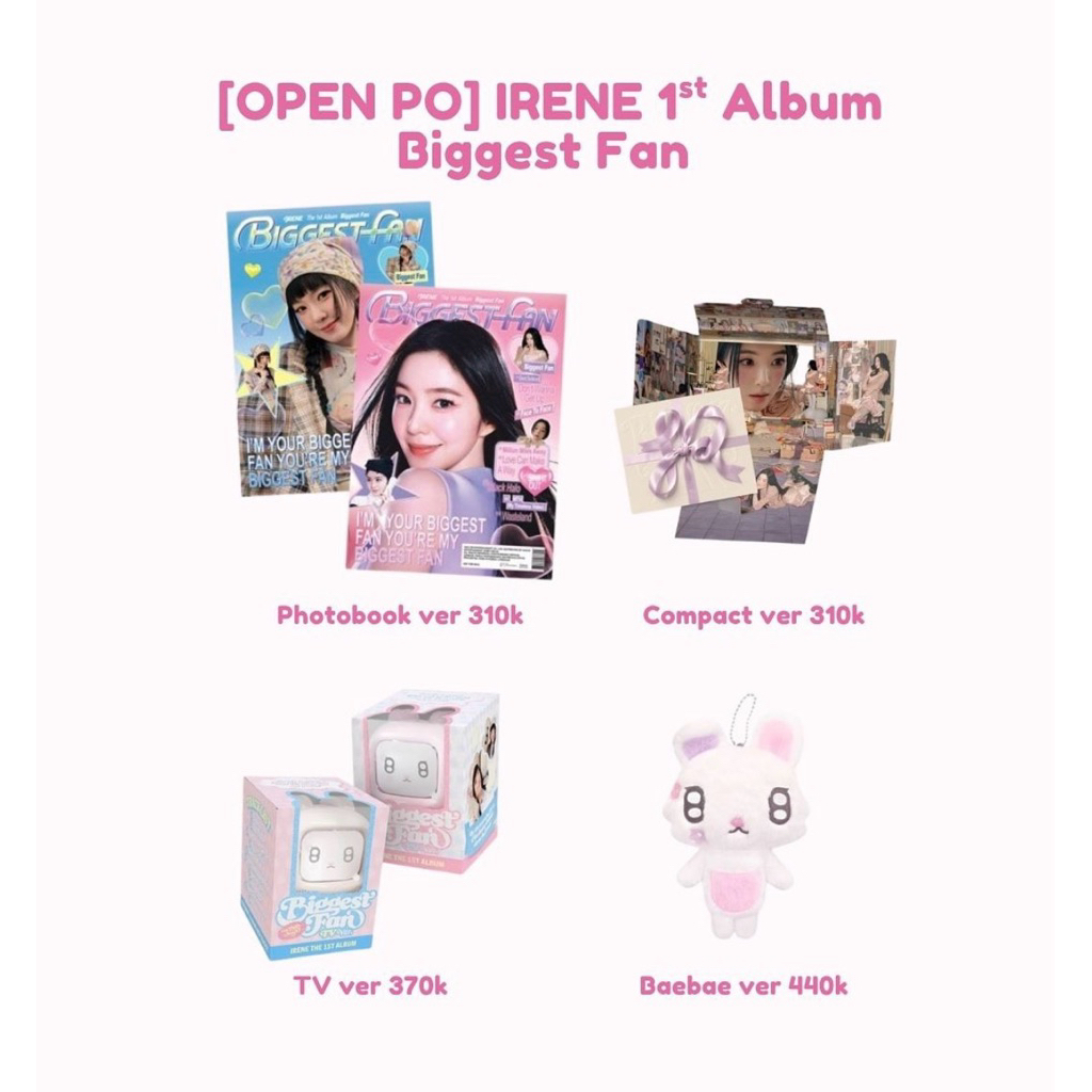 [PO] IRENE 1st Album พัดลมที่ใหญ่ที่สุด