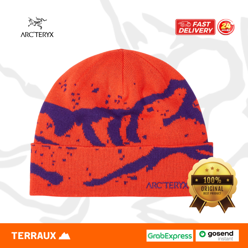 Beanie Head Arcteryx Authentic Grotto Toque Original - สีส้ม (Dynasty Azalea)