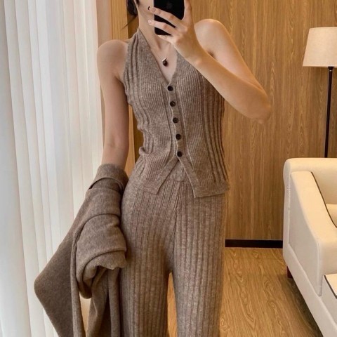 TOP คอวี WOOL*******