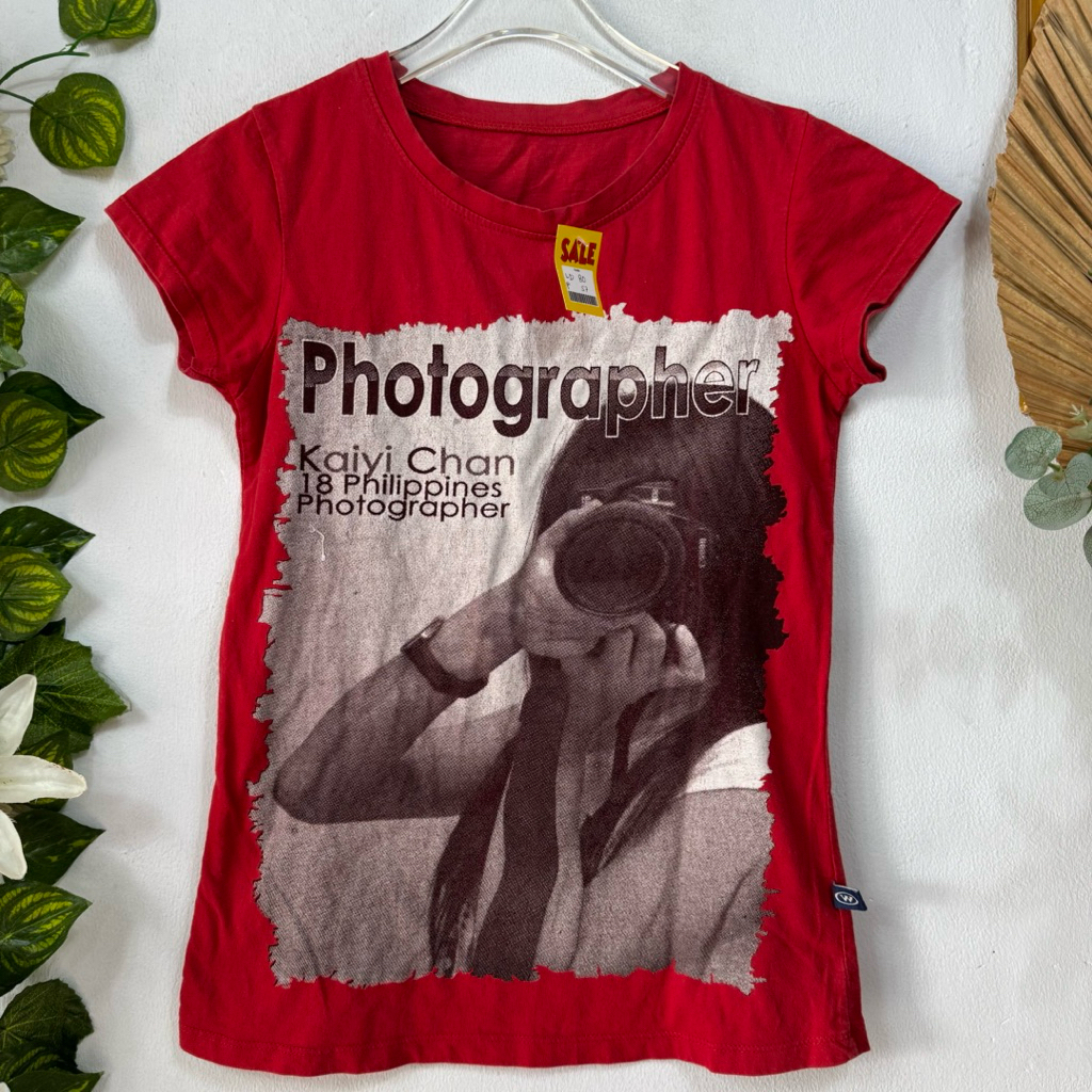 MERAH Teen Red T-Shirt XS
