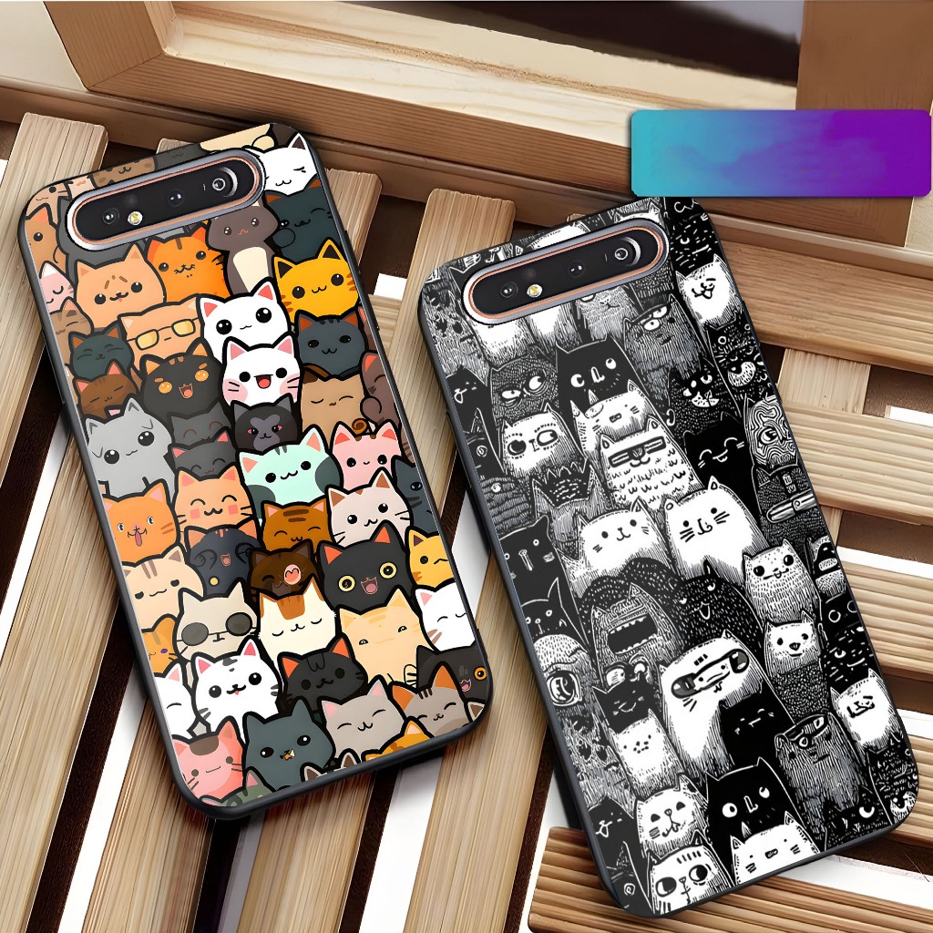 เคส HP Samsung A80 - N1 - [KK Motif No. 78] - Samsung A80 Fashion Softcase - Glossy Hardcase - Phone