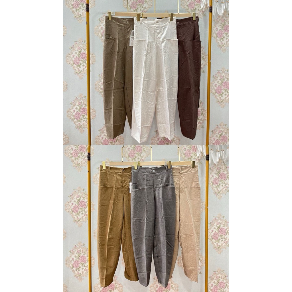 กางเกง บาร์เรล 9542*