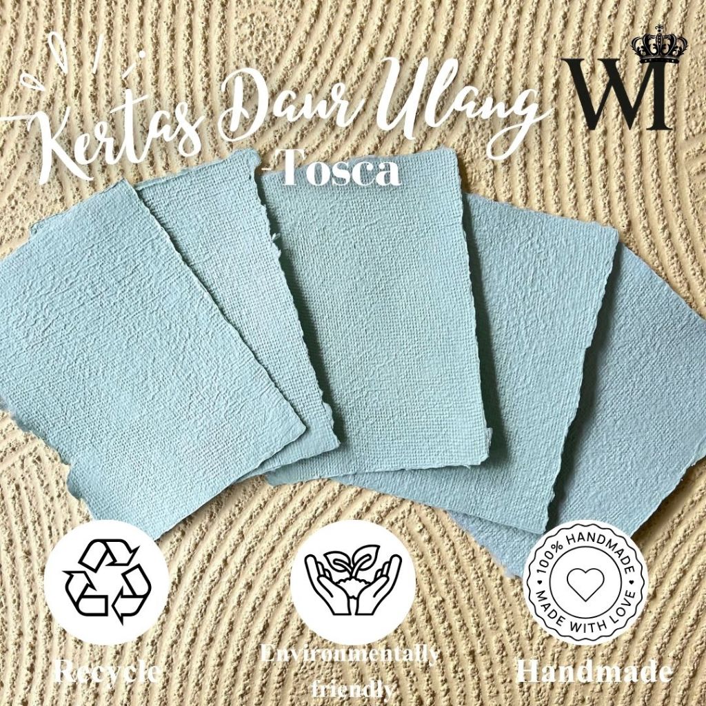 Tosca-Handmade Recycled Paper Handmade Recycled Paper Tosca Recycled Paper ความงาม