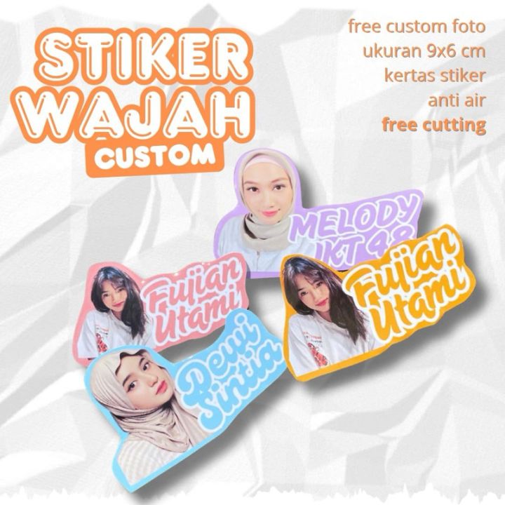 CUTE NAME FACE STICKERS