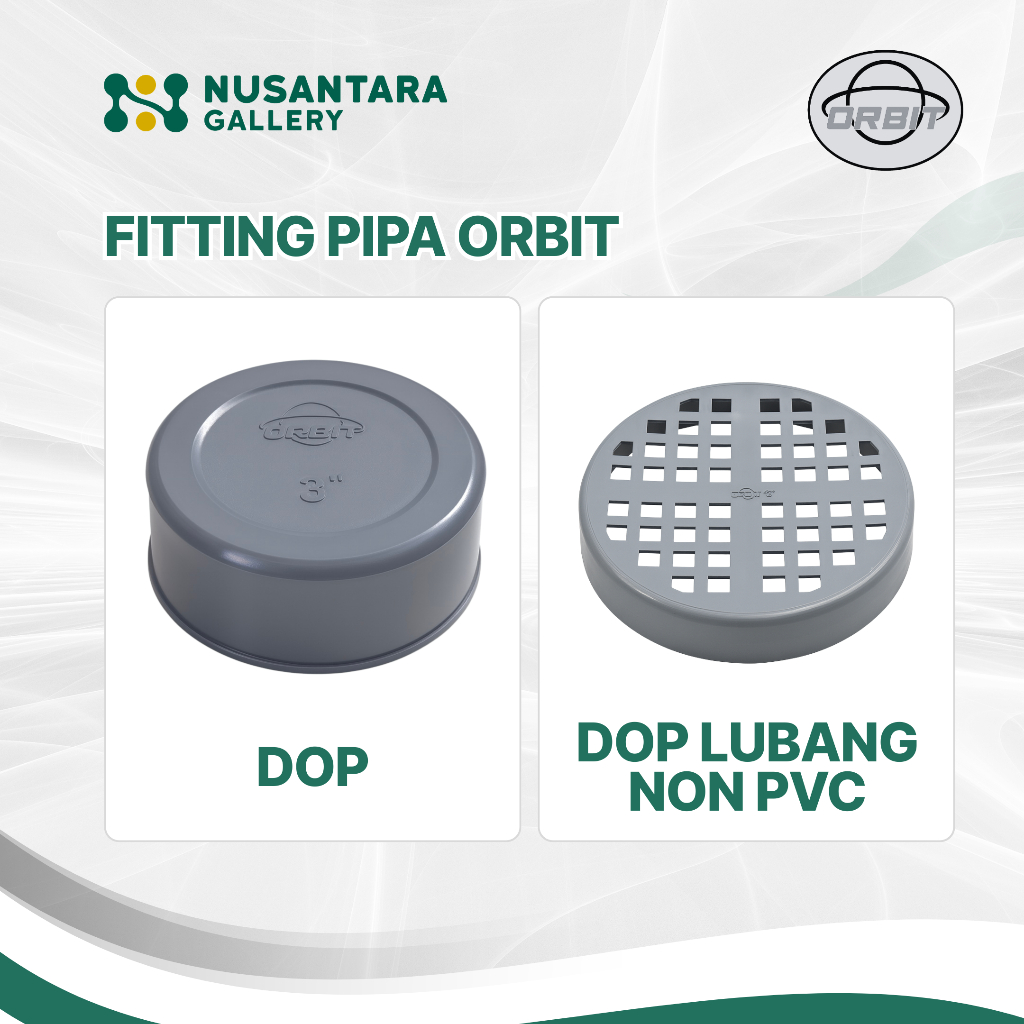 Orbit Fitting PVC/Non-PVC Pipe Cap Dop ขนาดต่างๆ ทนทาน