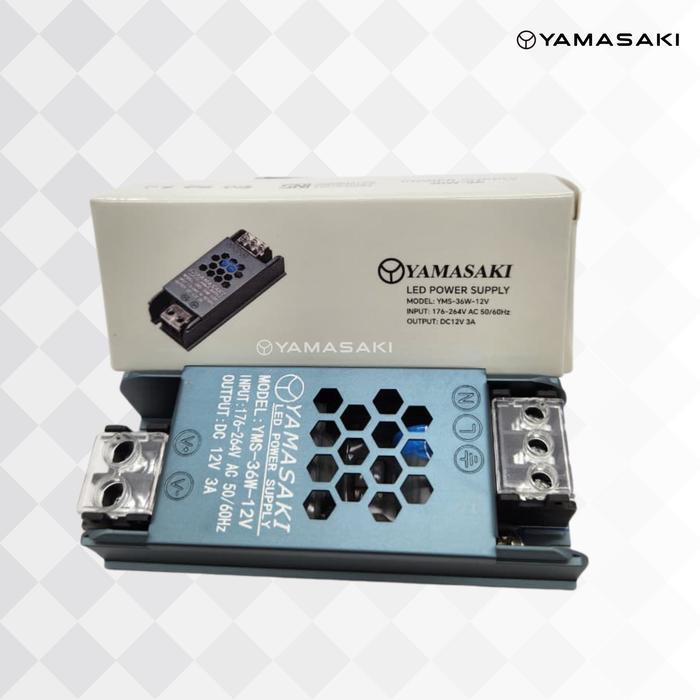 YAMASAKI TRAFO POWER SUPPLY SLIM BLUE 12V 3.3A 40W ~