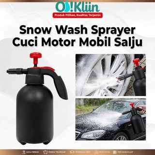Okliin Alat Cuci Mobil Motor Hand Snow Foam Sprayer 2 Liter Semprot Salju Snow Cepat Praktis