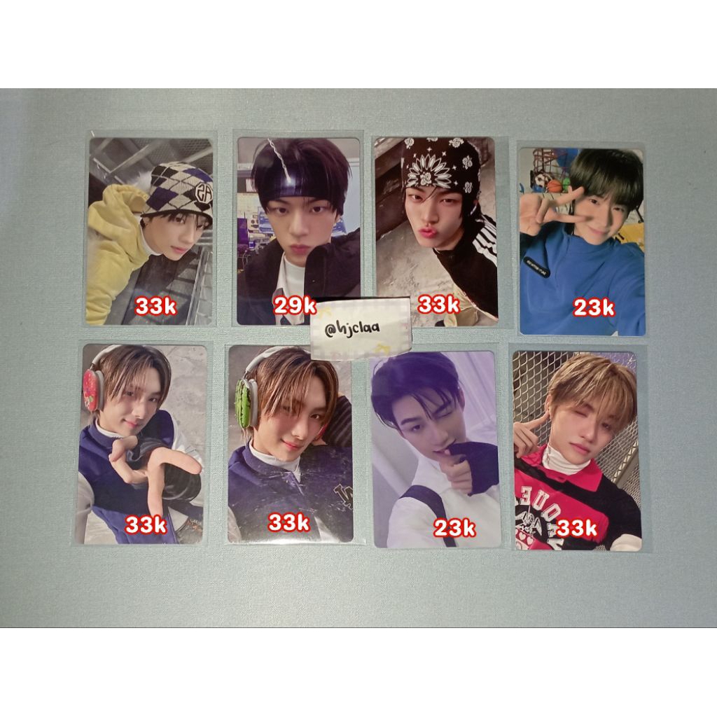 [READY] PHOTOCARD อัลบั้มอย่างเป็นทางการ TWS POB SHINYU DOHOON YOUNGJAE HANJI JIHOON KYUNGMIN