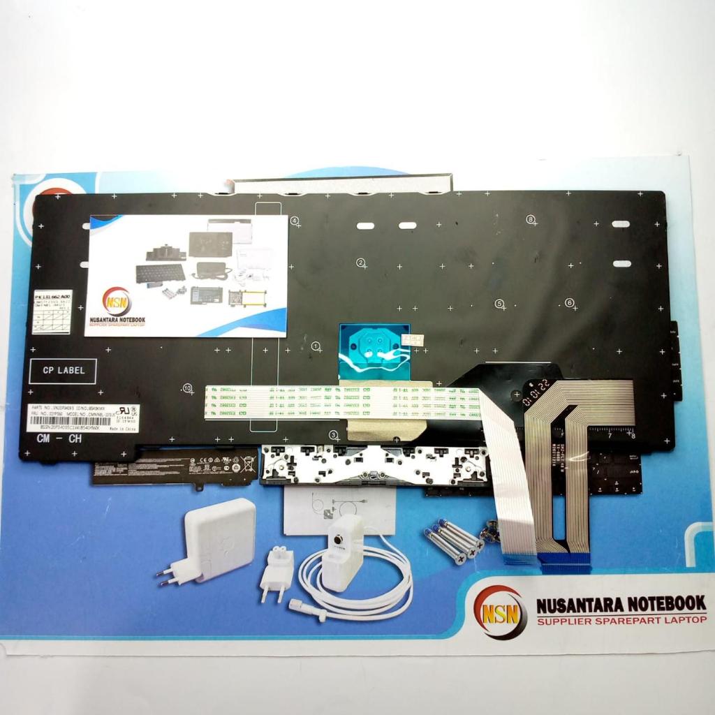 แป้นพิมพ์โยคะ Thinkpad E480 E490s L380 L390 L480 T480s T490s สีดํา
