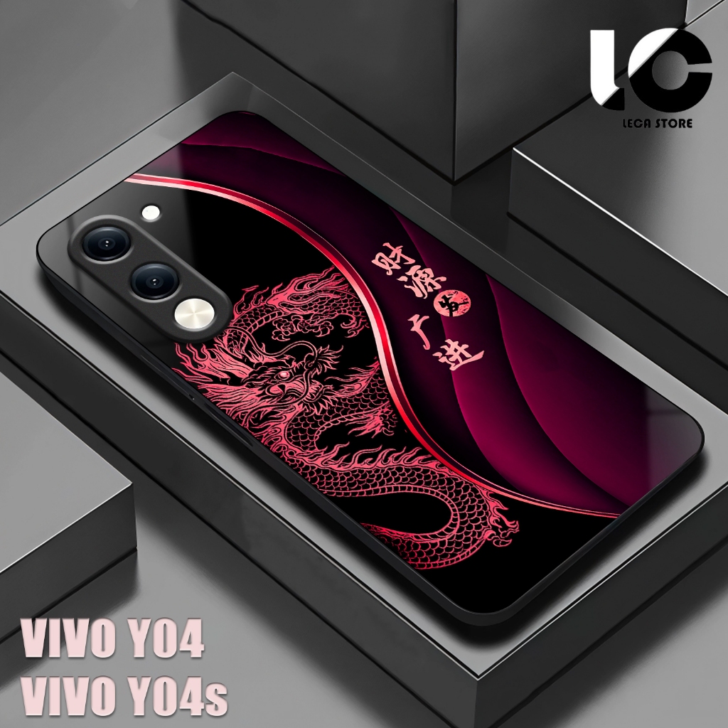 HP VIVO Y04 Softcase VIVO Y04S เคสเคลือบเงาปลอกกระจกเงาตัวป้องกันโทรศัพท์อุปกรณ์เสริมโทรศัพท์
