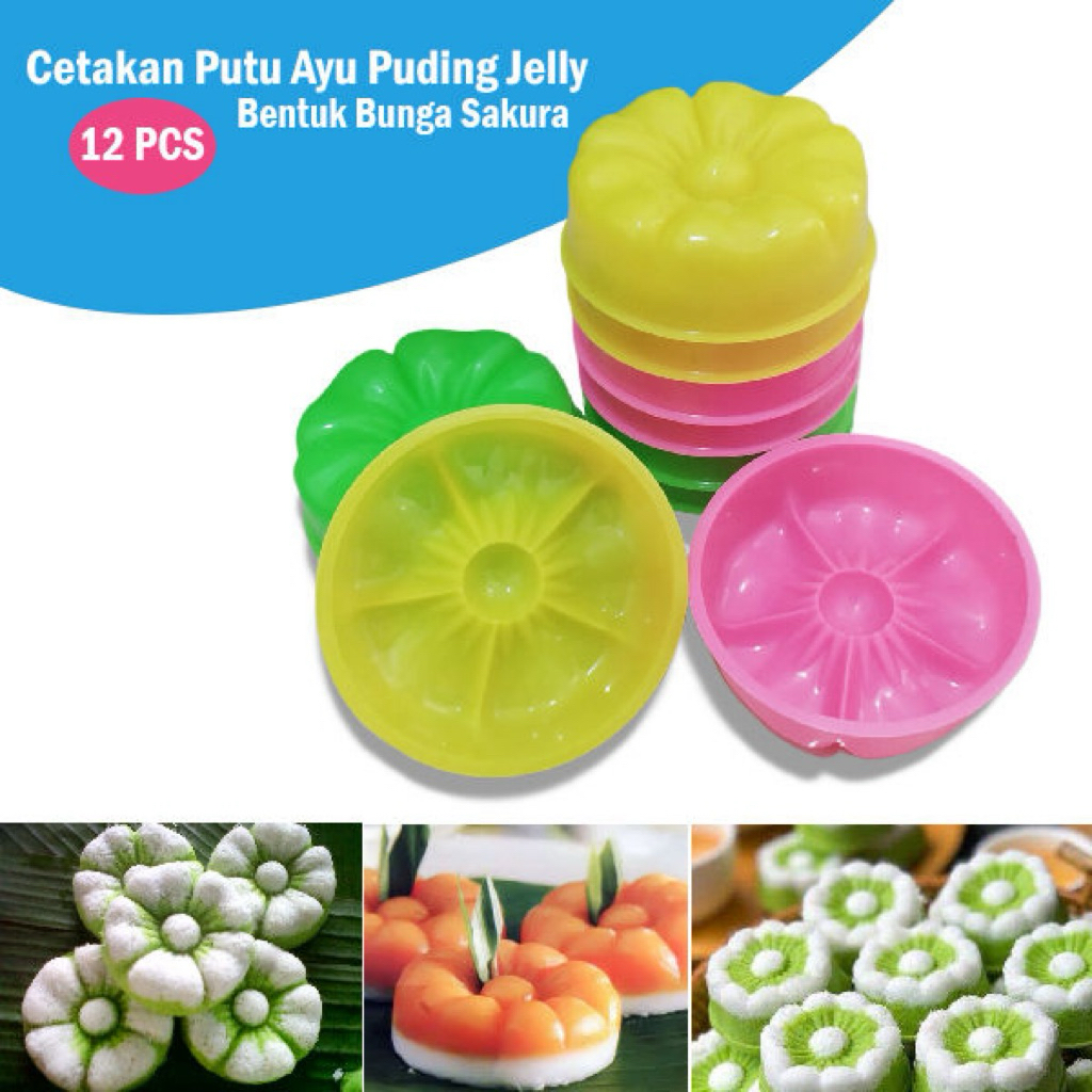 SAKURA FLOWER PUTU CAKE MOLD / JASMINE APEM MOLD