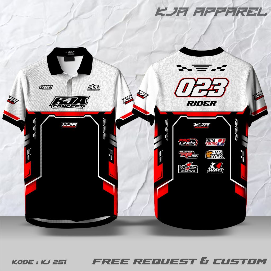 CUSTOM RACING JERSEY, REQUEST POLO COLLAR BUTTON V-NECK COLLAR O-NECK COLLAR, UNIT เสื้อยืด, FULLPRI