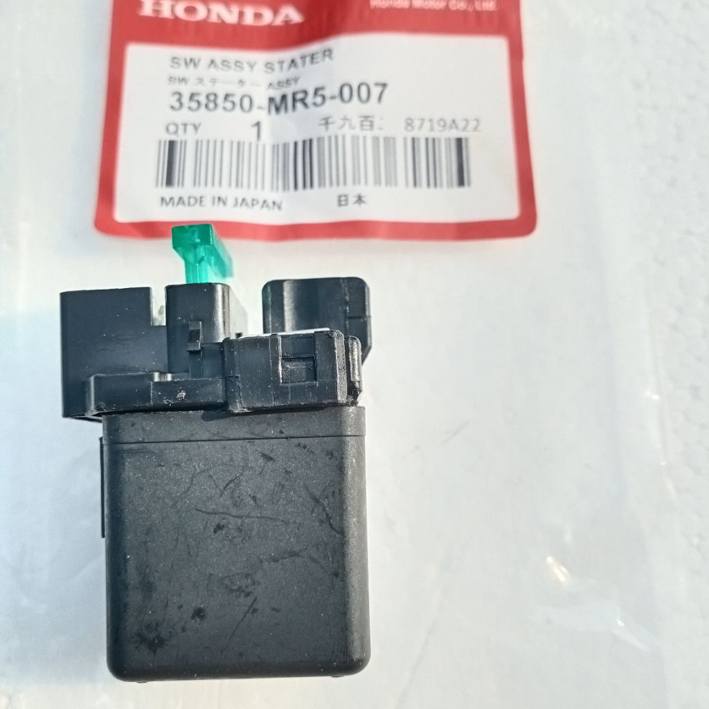 HONDA MOTORCYCLE STATER BENDIK / RELAY PART CODE 35850-MR5-007 CBR 150R CBU