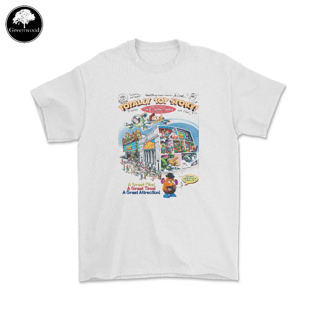 KATUN TOY STORY - เสื้อยืด Totally Toy Story เสื้อยืดภาพยนตร์เสื้อยืดผ้าฝ้าย Unisex