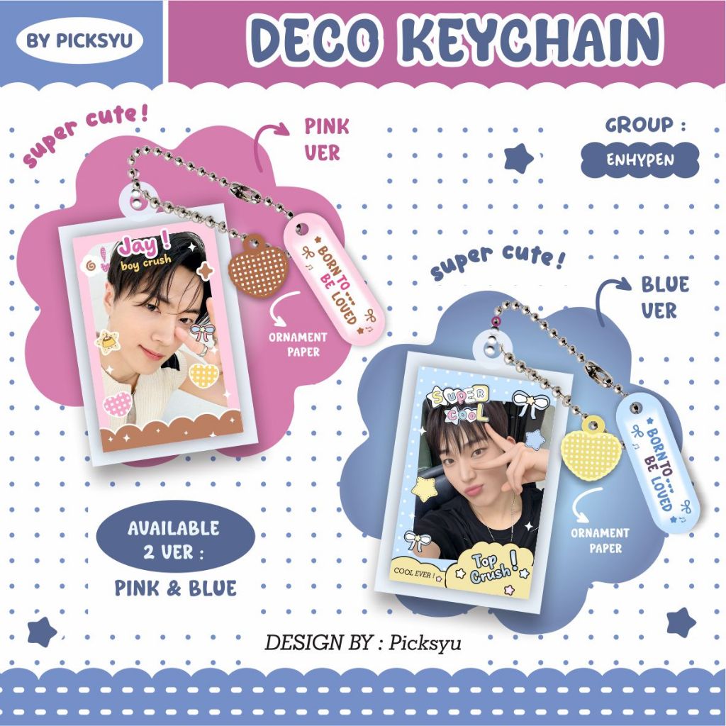 GUNGAN ENHYPEN DECO KEYCHAIN - พวงกุญแจ ENHYPEN