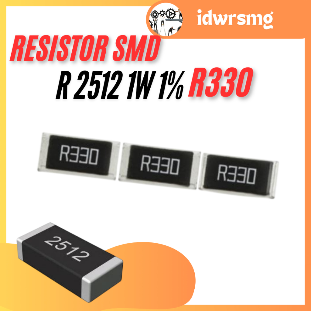 2512 SMD R330 0.33 โอห์ม 100mR ความแม่นยํา 1% rshunt 100milR