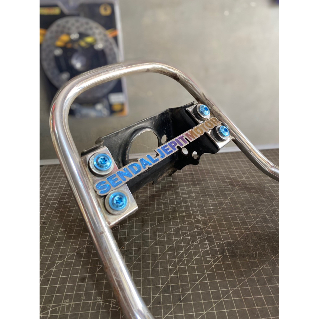 BOLT TITANIUM GL100 GL 100 TITANIUM BOLT PAKON STOP LAMP GL100 GL 100 4 TITANIUM BOLT BELB BRACES GL