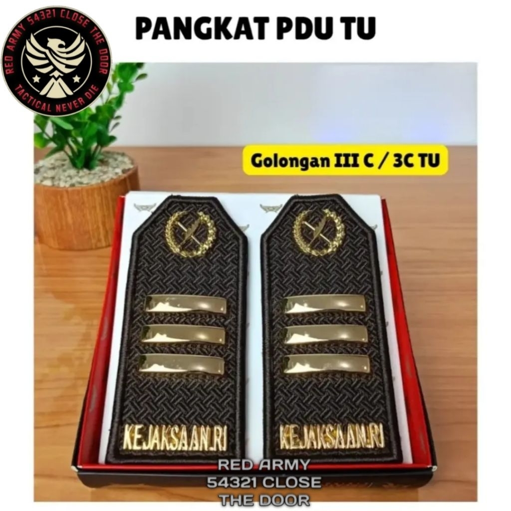 Rank Sign of PDU Attorney Generals Office Group 3C Exclusive Best Quality Premium
