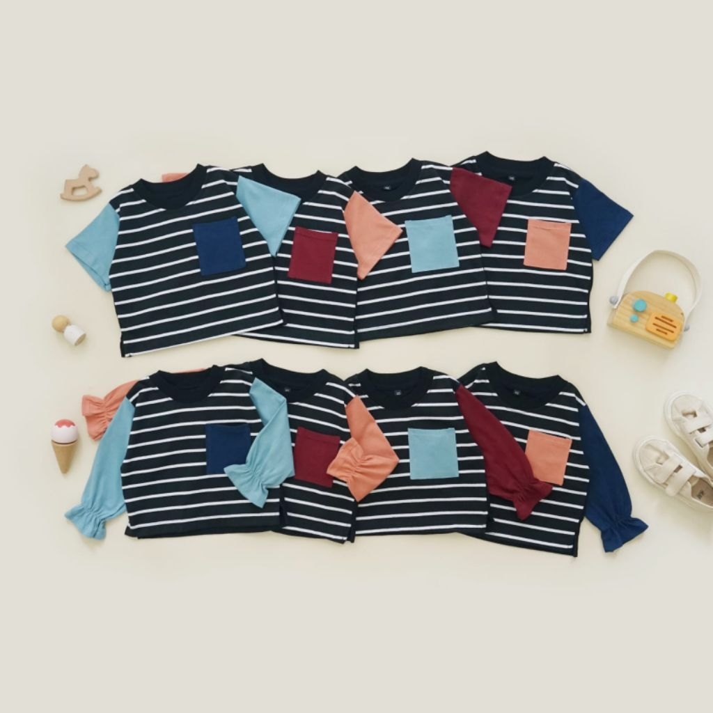 เสื้อผ้าเด็ก - EIKO STRIPES - Makassarbaby