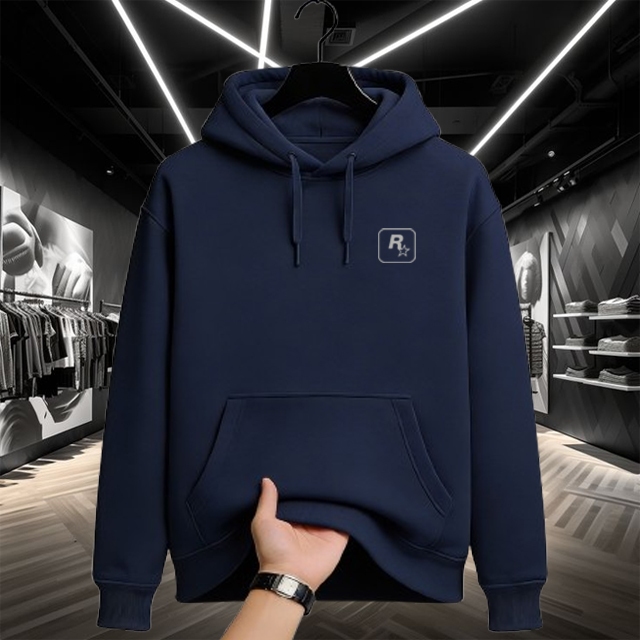 Blessingshop00 R Star Silver Logo Hoodie Jacket สําหรับผู้ชายและผู้หญิง premium distro Size ML XL XX