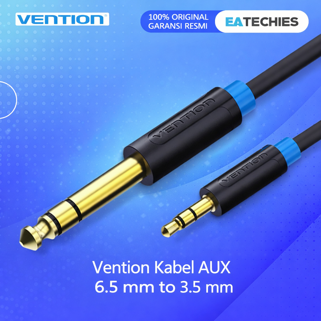 Vention BAB 6.5mm Male to 3.5mm Male Aux Audio Cable 50CM