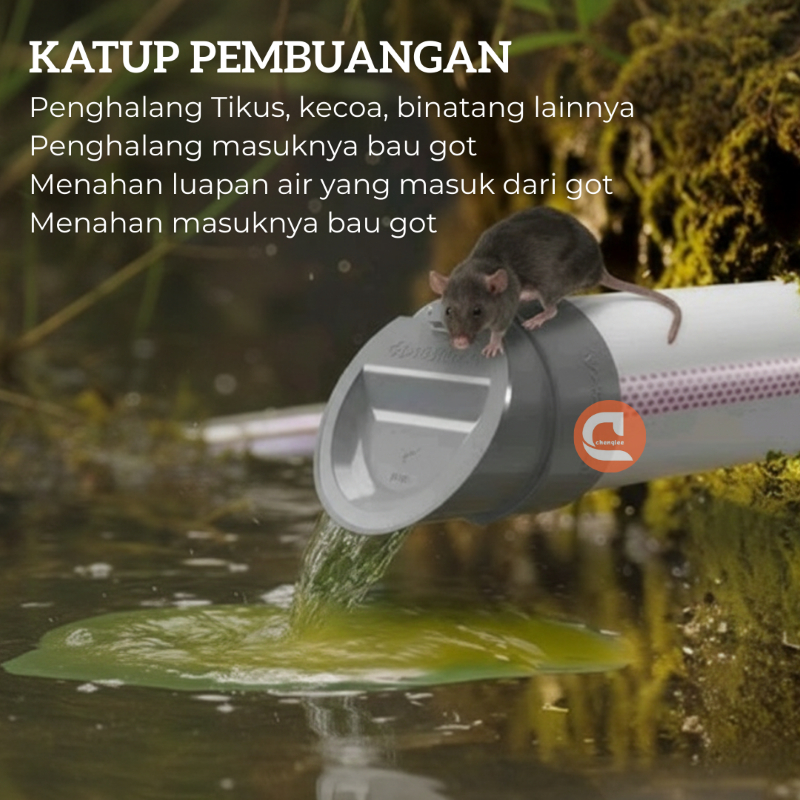 RUCIKA One-Way Flow Control Valve 3 นิ้ว One-Way Flow System Valve Fitting/RAT SAFETY Valve