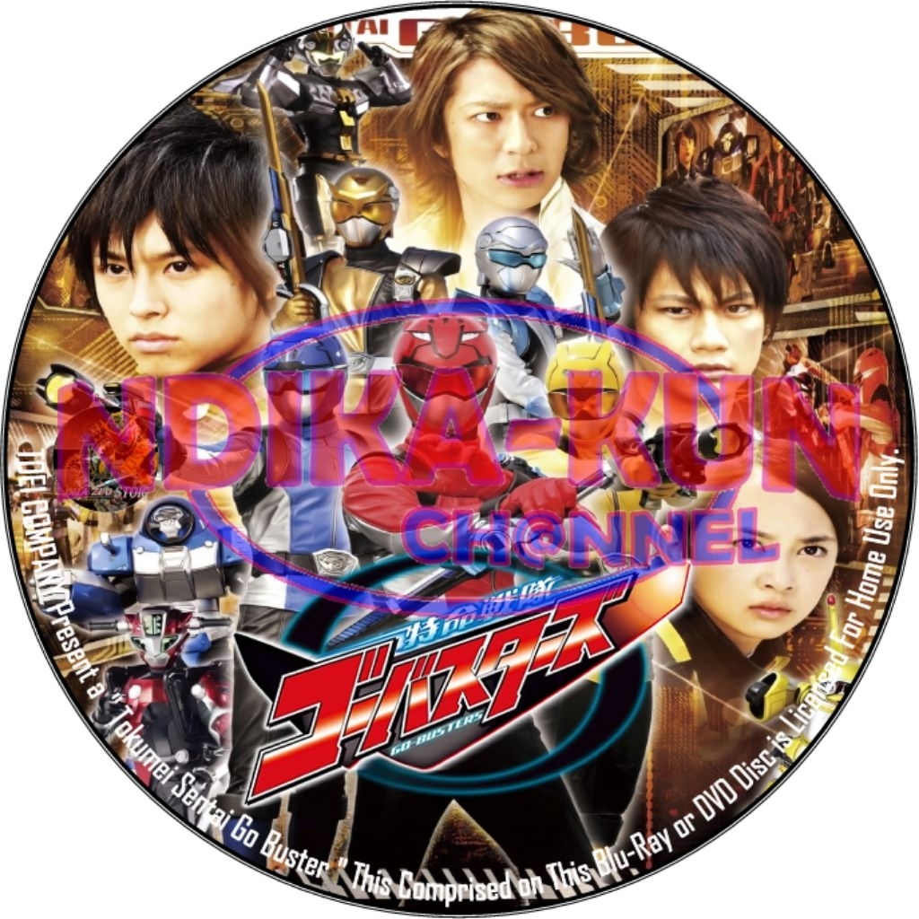 Tokumei Sentai Go Buster Subtitle อินโดนีเซีย DVD Cassette ตอนเต็ม
