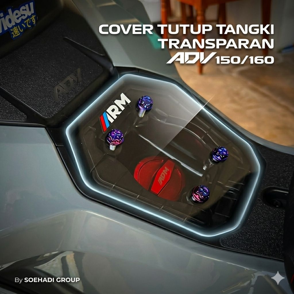 ADV 150/160 ฝาครอบถังโปร่งใสระดับพรีเมียม | คลีนลุค