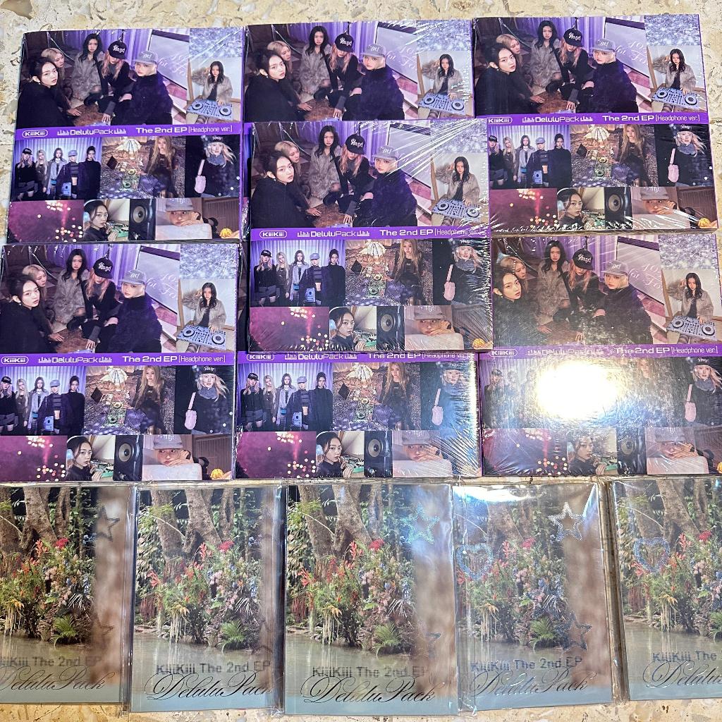 ALBUM KIIIKIII 2nd EP DELU PACK HEADPHONE CRYSTAL BALL CALENDAR VER SEALED SEALED SEALED