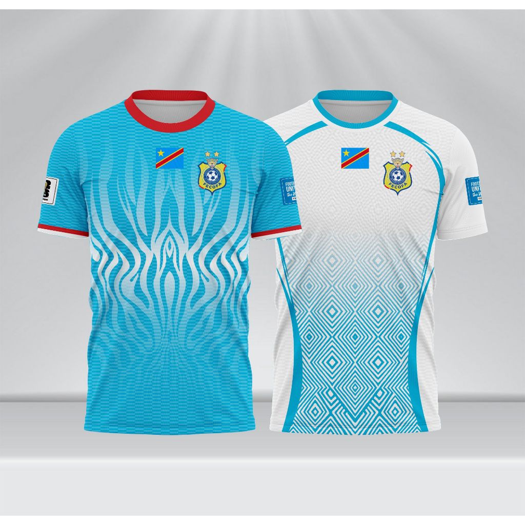 DR Congo Home Away Jersey 2026 World Cup Quartet พิมพ์เต็ม