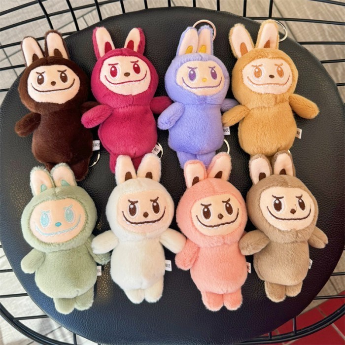 GUNGAN พวงกุญแจตุ๊กตา The Monster Labubu / The Monsters Exiting Macaron Labubu พวงกุญแจตุ๊กตา | ดีเจ