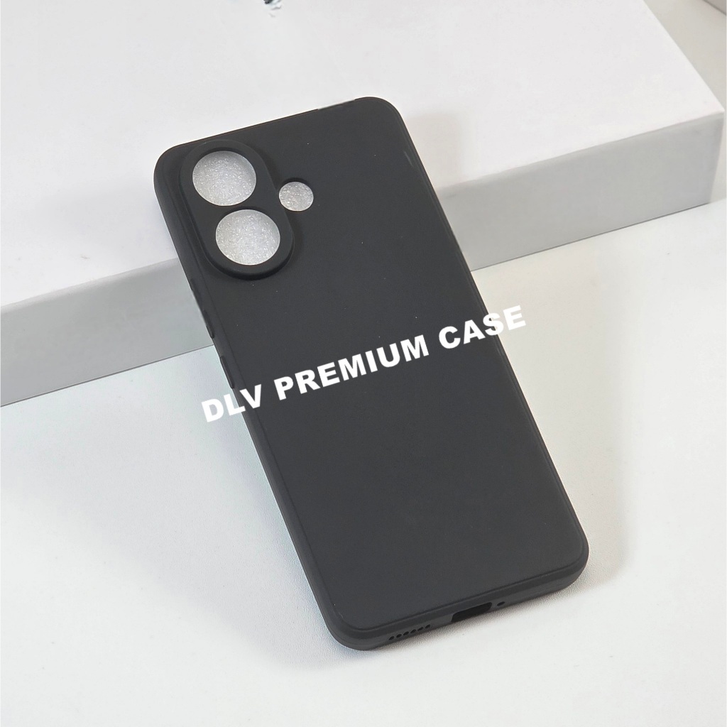 VIVO V60 LITE MACAROON BLACK PREMIUM SOFT CASE สีดํา VIVO V60 LITE MSB