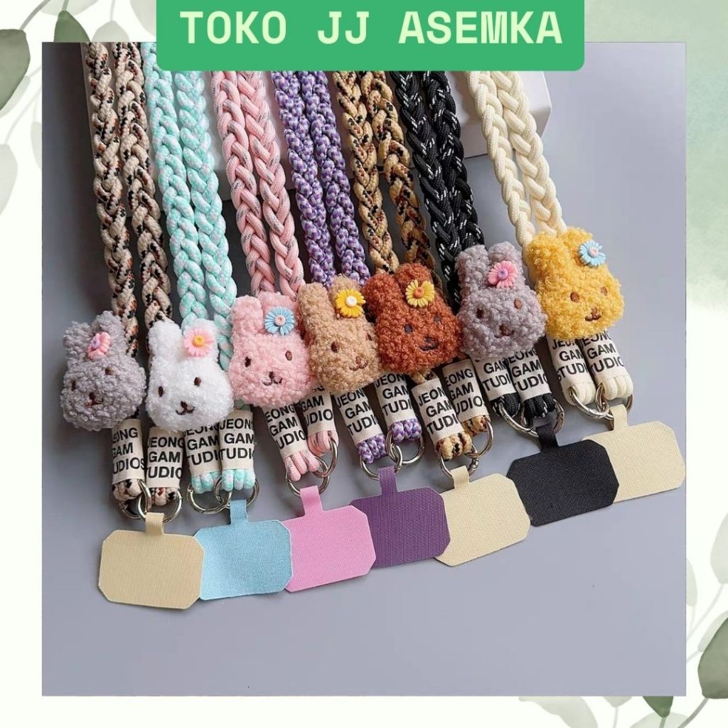 HP PHONE STRAP RABBIT DOLL STRAP MN-2237 GIRLS CELLPHONE ACCESSORIES WOMENS FASHION WHOLESALE