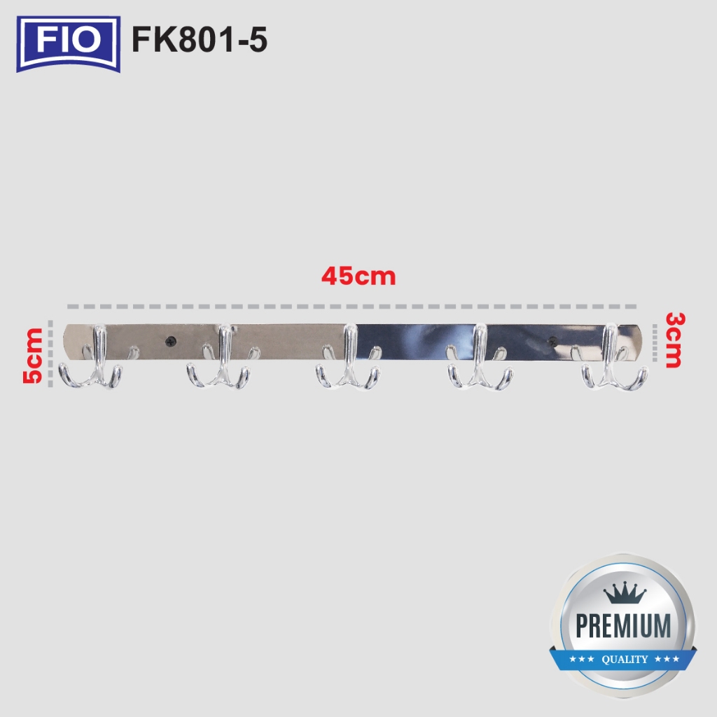 GANTUNGAN Fiorientino FK801-5 ไม้แขวนเสื้อแบบตะขอ