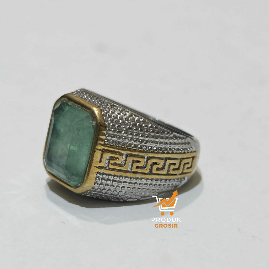 Elagan Luxury Zambia Emerald Ring