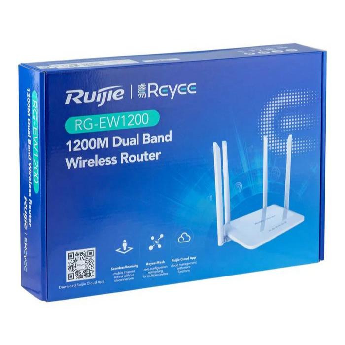Ruijie Reyee EW1200 Dual Band WiFi Router AC1200 Wireless Mesh Gigabit Signal Booster