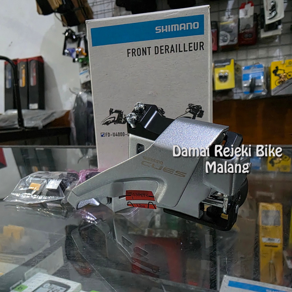 FD สับจานหน้า Shimano CUES U4000 สําหรับ 2x9/10s - FD-U4000-L