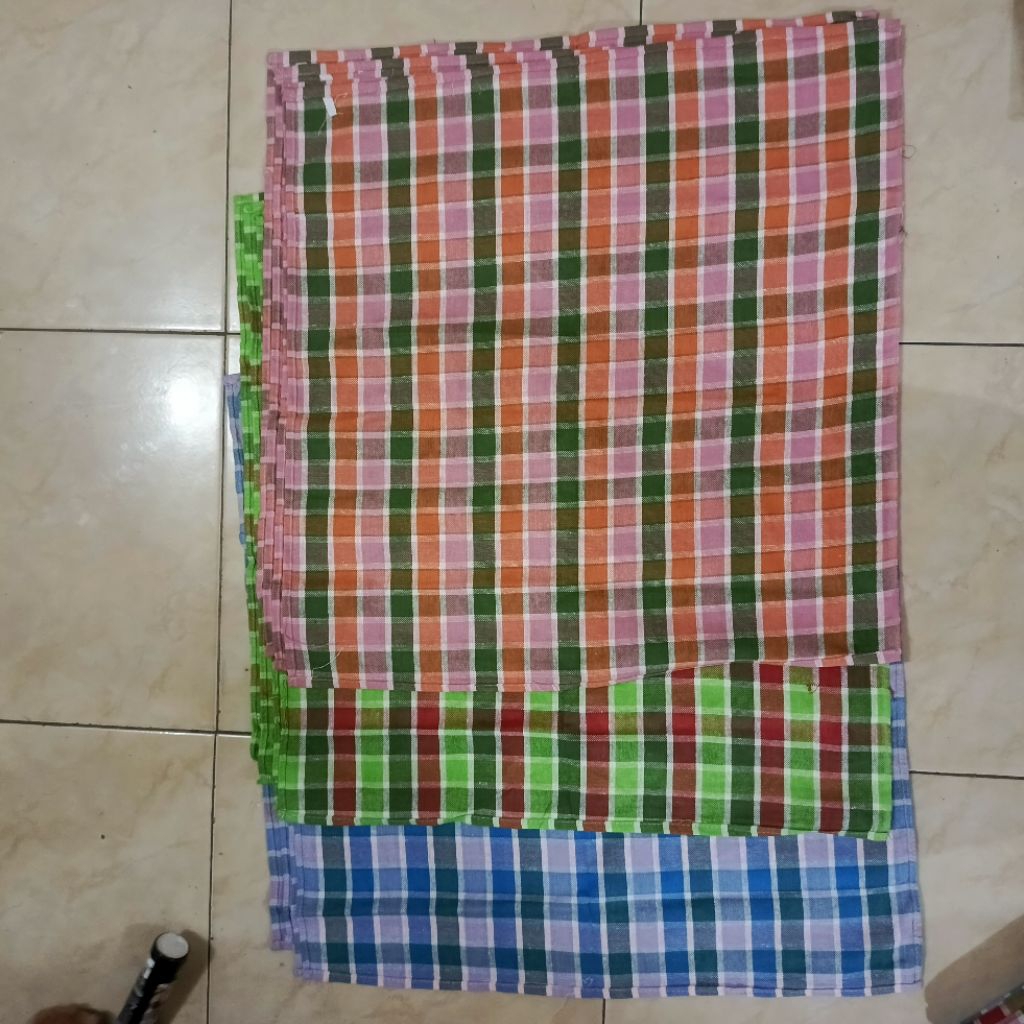 KATUN ผ้าเช็ดปากสีจัมโบ้ คอตตอนเต็ม กว้าง เนื้อหา 3 ชิ้น JK