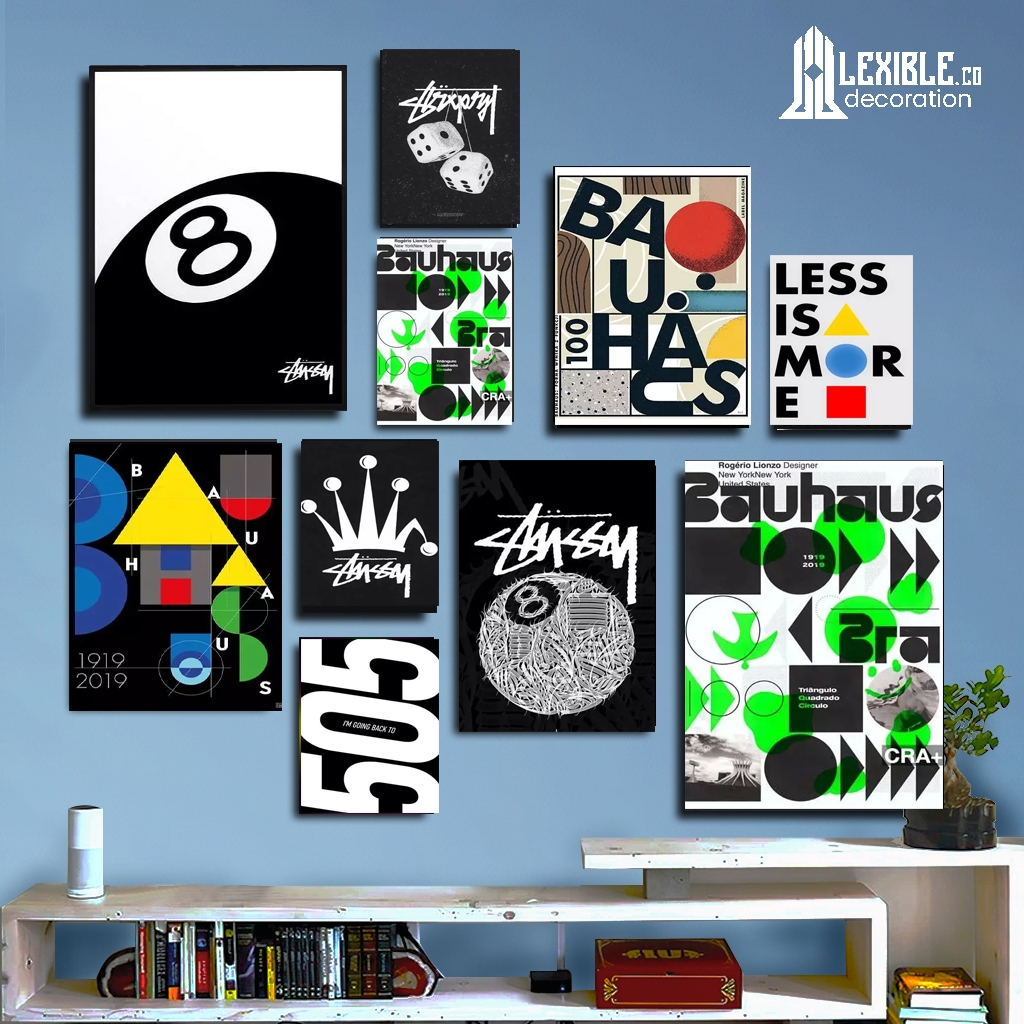 Stussy Aesthetic Wall Decor 8 Ball Decor Walldecor Modern Vintage Decor