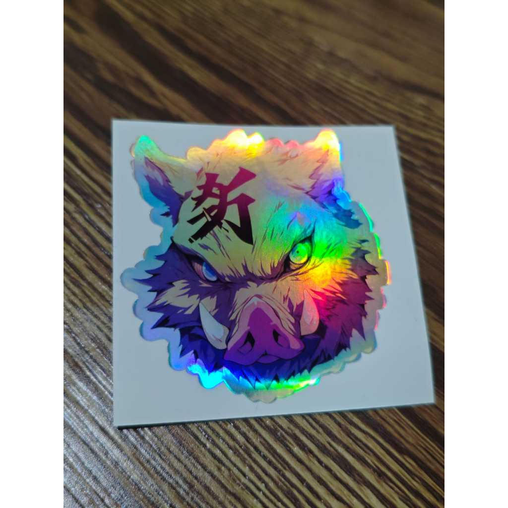 INOSUKE MOTORCYCLE STICKER - HOLOGRAM
