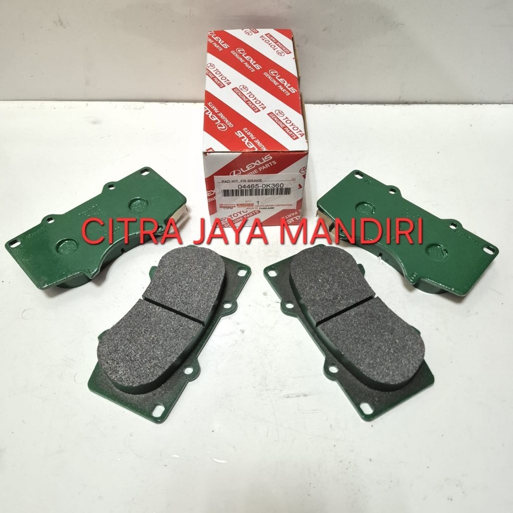 BRAKE PAD FRONT BRAKE PAD ชุดดิสก์เบรก OK360 FORTUNER VRZ HILUX REVO QUALITY