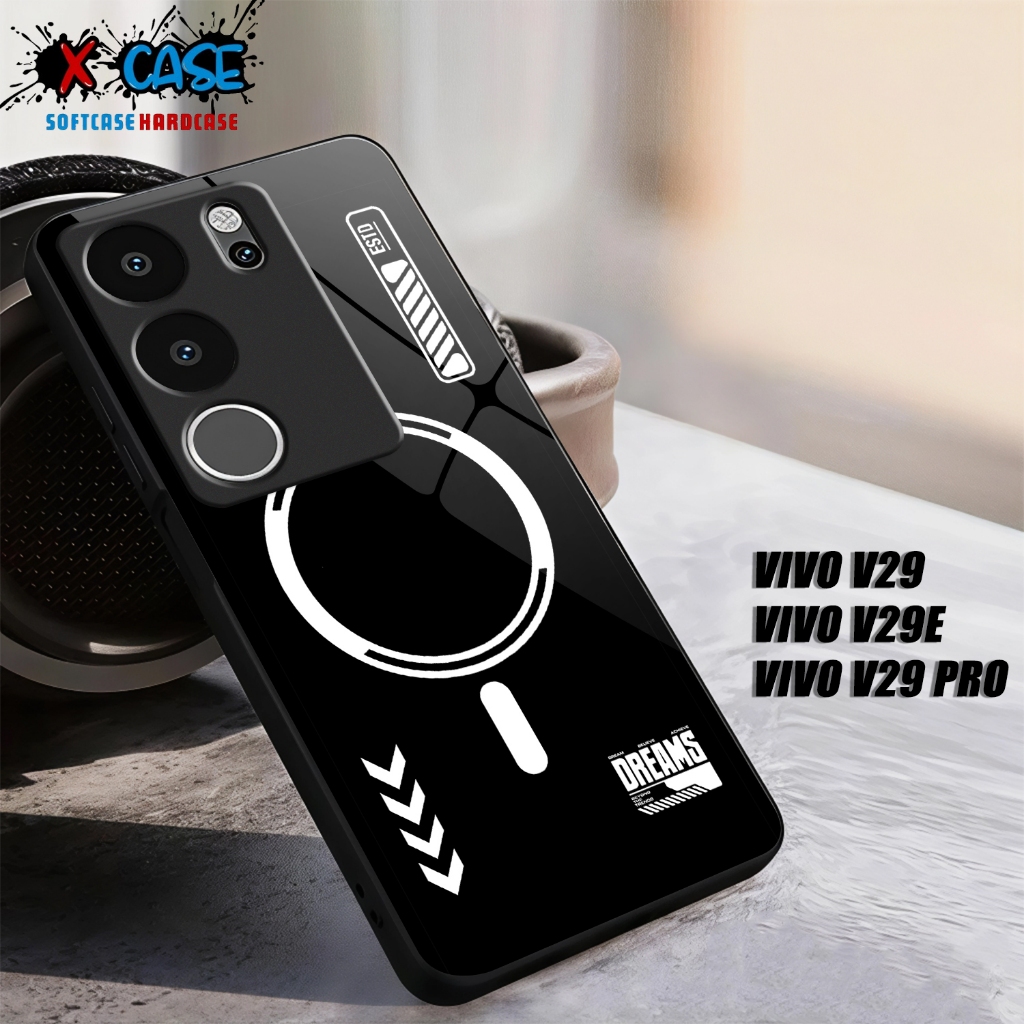 HP VIVO V29 Softcase VIVO V29 V29E V2250 เคสเคลือบเงาปลอกกระจกเงาตัวป้องกันโทรศัพท์อุปกรณ์เสริมโทรศั