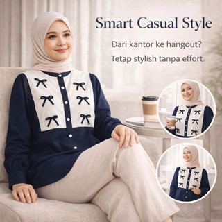 NEW KEMEJA PITA KEKINIAN JUMBO L XL // KEMEJA KANCING / KEMEJA BIG SIZE // ATASAN // KEMEJA